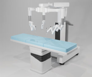 Capital Equipment Rendering of a surgery table